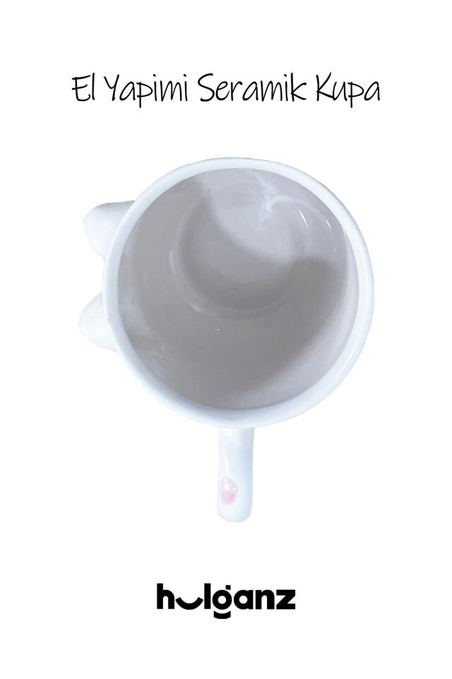 El Yapımı Seramik Kupa Kadın Memeli / Göğüslü Çay Kahve Fincanı Mug Bardak Tek Kupa