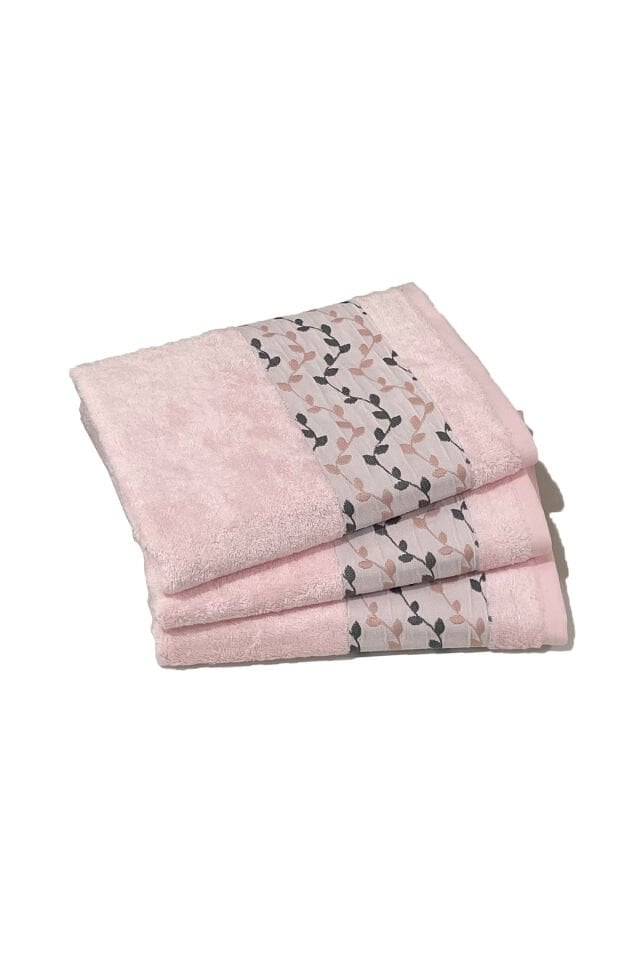 3 Adet Bambu Pamuk El Yüz Baş Havlusu 50x100cm